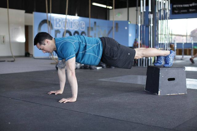 Decline Push-Ups – start position
