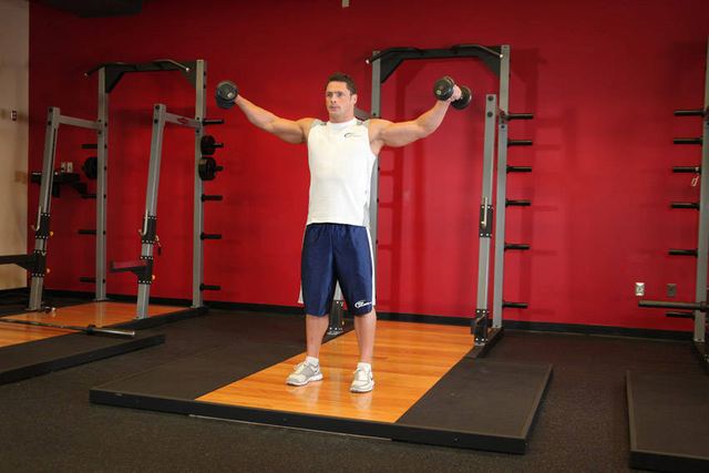 Lateral Raises – end position