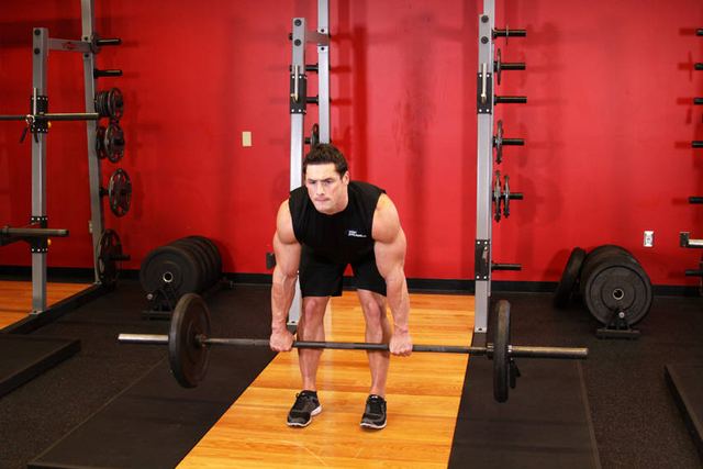 Romanian Deadlifts – start position